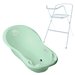 Set cadita 102 cm Duck Verde+Suport metalic cadita